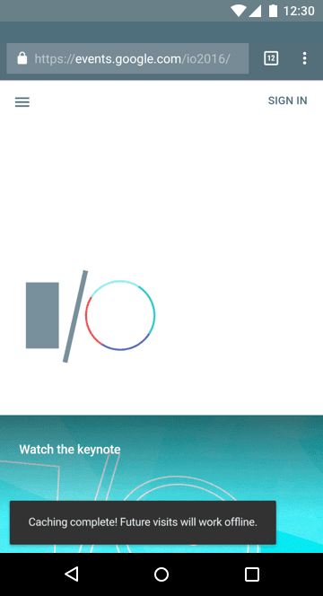 I/O-App ist offline.